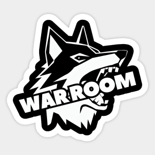 War Room Wolf Sticker